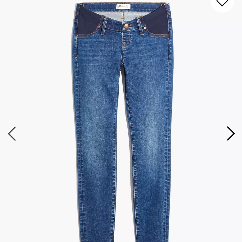 Madewell side-panel maternity jeans